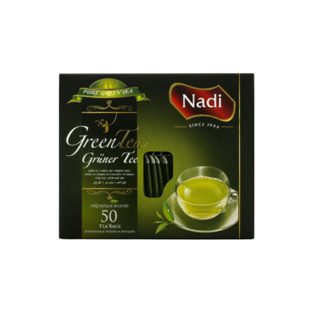 Grüner Tee 100g - Green Tea 50 Bags - Nadi
